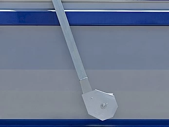 Dettaglio braccio del sistema di copertura Flip-Tarp